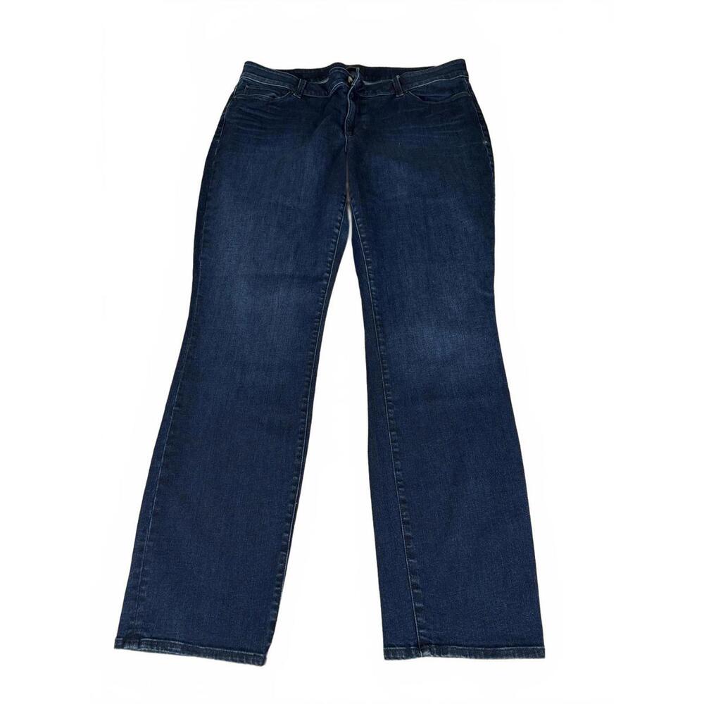 Ann Taylor Curvy Fit Skinny Jeans - Classic Dark Wash